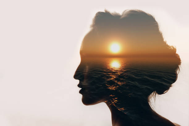 Employee taking a mindful moment at work